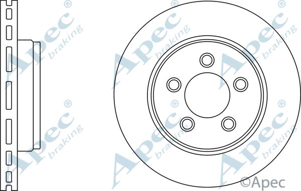 APEC BRAKING Jarrulevy DSK2706